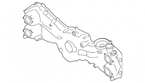 Передняя крышка двигателя Subaru Outback 15-19 2.5 FB25
