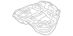 Топливный бак Subaru Outback 10-12 2.5