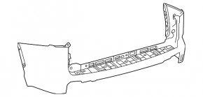 Бампер задний голый Toyota Sequoia 23-26
