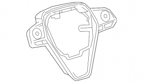 Накладка руля Toyota Camry v70 18-18