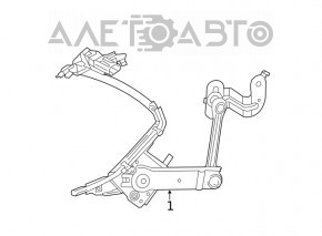 Senzor de înclinare caroserie spate dreapta Lexus RX350 RX450h 10-15 cu tensionator
