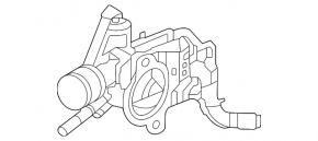 Корпус термостата Mazda CX-50 23-26 2.5T