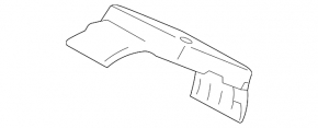 Накладка шифтера КПП Lexus RX300 RX330 RX350 RX400h 04-08 черн