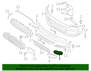 Grilă bara față dreapta Mini Cooper Countryman F60 17-20