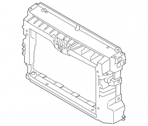 Panou radiator TV VW Passat b8 16-19 SUA