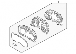 Щиток приборов Hyundai Elantra AD 17-18 2.0