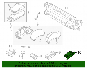 Блок кнопок передней панели нижний Mazda CX-30 20-21 пустой