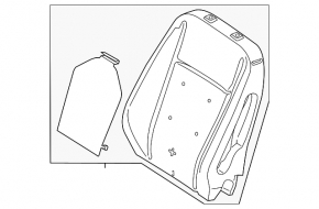 Подогрев водительского сиденья Ford C-max MK2 13-18