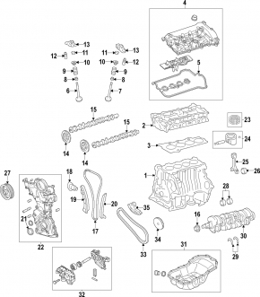 Головка блока цилиндров в сборе Mazda 6 14-17 2.5