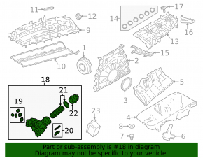 Корпус масляного фильтра BMW 3 G20 20-26 B58