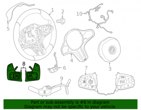 Padele schimbătoare de viteze pentru BMW X5 G05 19-21 M Sport