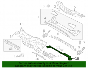 Распорка передних стоек Ford Focus mk3 11-18
