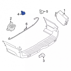 Senzori de parcare bara fata interna Ford Mustang Mach-E 21-23