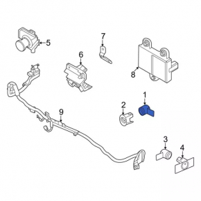 Senzori de parcare bara fata interna Ford Mustang Mach-E 21-23