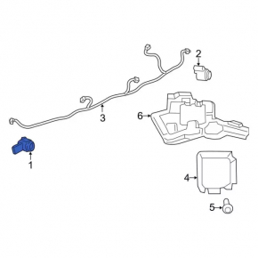 Senzori de parcare bara fata interna Ford Mustang Mach-E 21-23