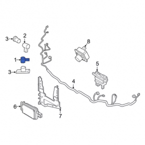 Senzori de parcare bara fata interna Ford Mustang Mach-E 21-23