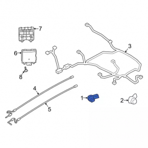 Senzori de parcare bara fata interna Ford Mustang Mach-E 21-23