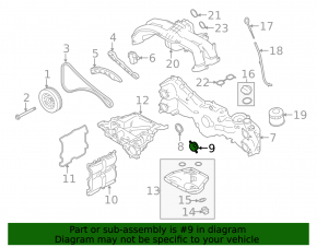 Клапан VVT Subaru Outback 15-17 2.5 FB25