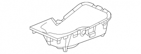 Накладка центральной консоли с подстаканниками Honda Civic XI FE/FL 22-26 под механику