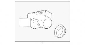 Senzor de parcare bara față Lexus RZ 23-26