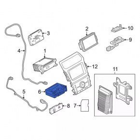 USB Hub Lincoln MKC 15-16