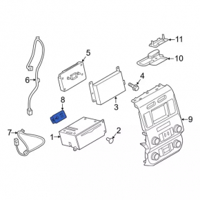 USB Hub Lincoln MKC 15-16