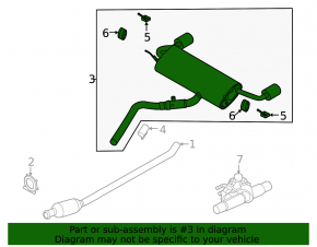 Țeavă de eșapament hibridă AWD pentru Ford Escape MK4 2020 cu actuator, încălzire și convertor catalitic, ruginită, îndoită