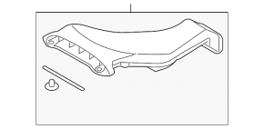 Воздухоприемник Kia Optima 16-20 2.4
