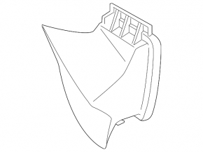 Conductă de aer suplimentară pentru radiator dreapta BMW 4 F32/33/36 14-20 M Pack
