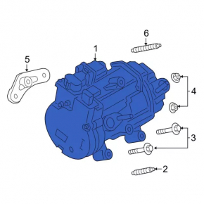 Compresorul de aer condiționat pentru Ford Escape MK4 20-22 hibrid, plug-In