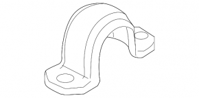 Скоба крепления переднего стабилизатора правая BMW X3 G01 18-24