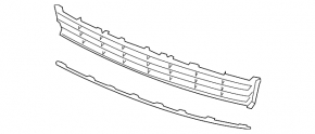 Grila bara fata centrala VW Beetle 12-16