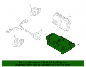 Кронштейн Driver Assist Top View Camera Module Audi Q5 80A 18-24