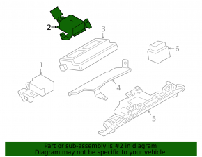 INNER MOBILE PHONE ANTENNA MODULE Mazda 3 19-26