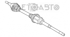 Ax cu roți din față dreapta Ford Edge 15-18 2.0T AWD