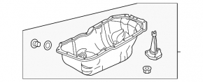 Palet ulei motor Mazda CX-9 16- 2.5T
