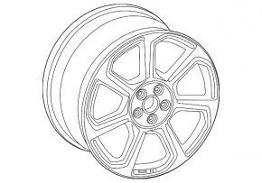 Диск колесный R19 x 8.5J Audi Q3 83A 19-25 44S стиль