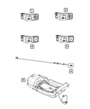 Блок мультимедия Jeep Cherokee KL 14-18