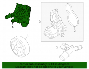 Корпус термостата в сборе Ford Escape MK4 20-22 1.5T