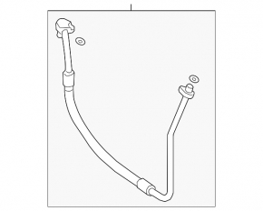 Conductă de aer condiționat, compresor-încălzire, Audi A6 C8 19-25 3.0T