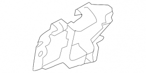 Механизм ручки двери передней правой Honda CRZ 11-16