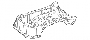 Palet de ulei Mercedes GLC 16-19 2.0