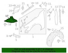 Apărătoare de noroi față dreapta Mazda 3 19-26 5d, fabricație japoneză