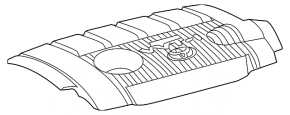 Накладка двигателя Toyota Highlander 14-19 2.7