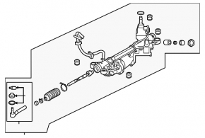 Рейка рулевая Subaru Forester 19-21 SK