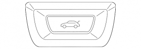 Кнопка открытия двери багажника BMW X3 G01 18-21 салонная, хром
