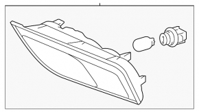 Поворотник левый Lexus GX460 14-18