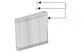 Evaporator hibrid Toyota Highlander 20-23