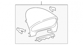 Накладка щитка приборов Mazda6 09-13