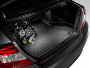 Коврик багажника резина Honda Civic X FC 16-21 4d черный